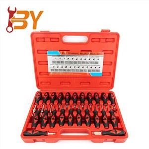 ユニバーサル 23 PCS ターミナル リリース ツール セット ワイヤー ターミナル 電気コネクタ 取り外し キット